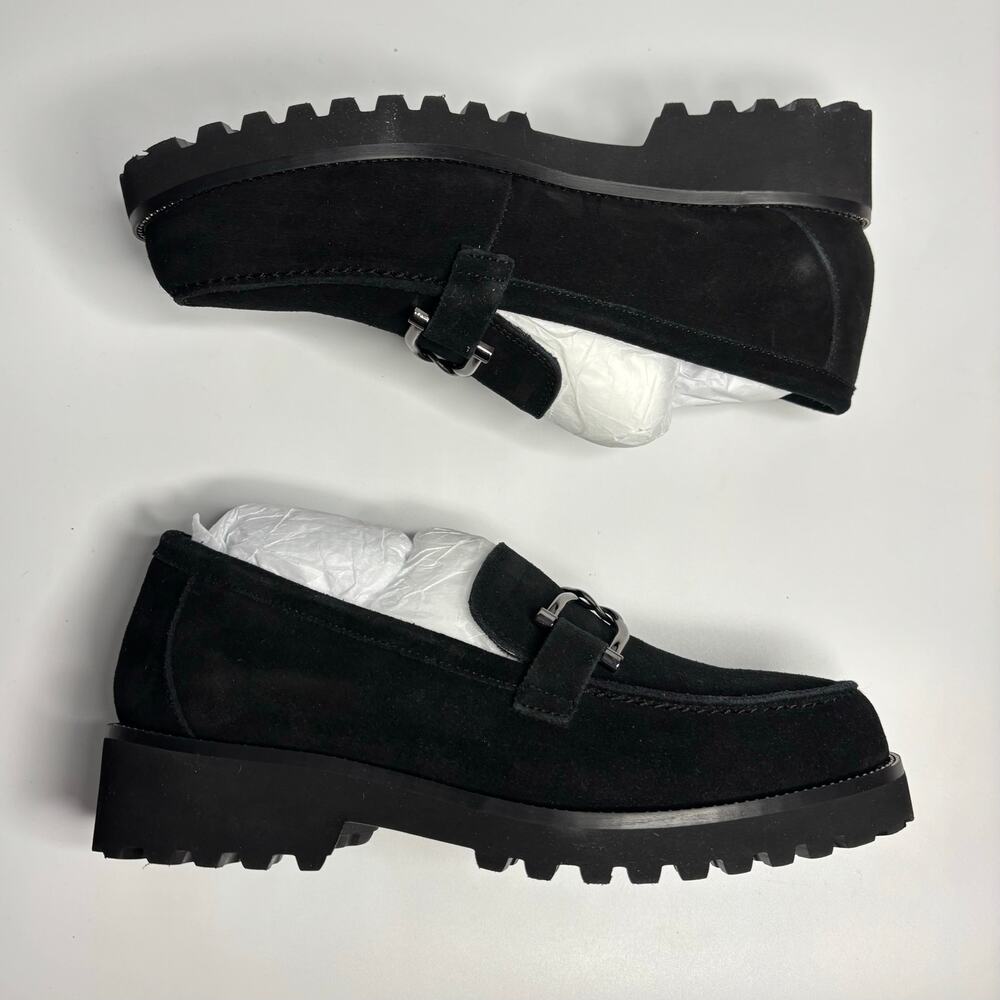 Vaneli Zack Waterproof Suede Bit Loafers in Black - Picture 7 of 9
